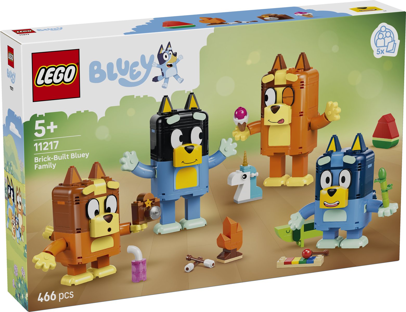 LEGO 11217 LEGO® 11217 - Blueys Familie aus LEGO Steinen – Verpackung vorne