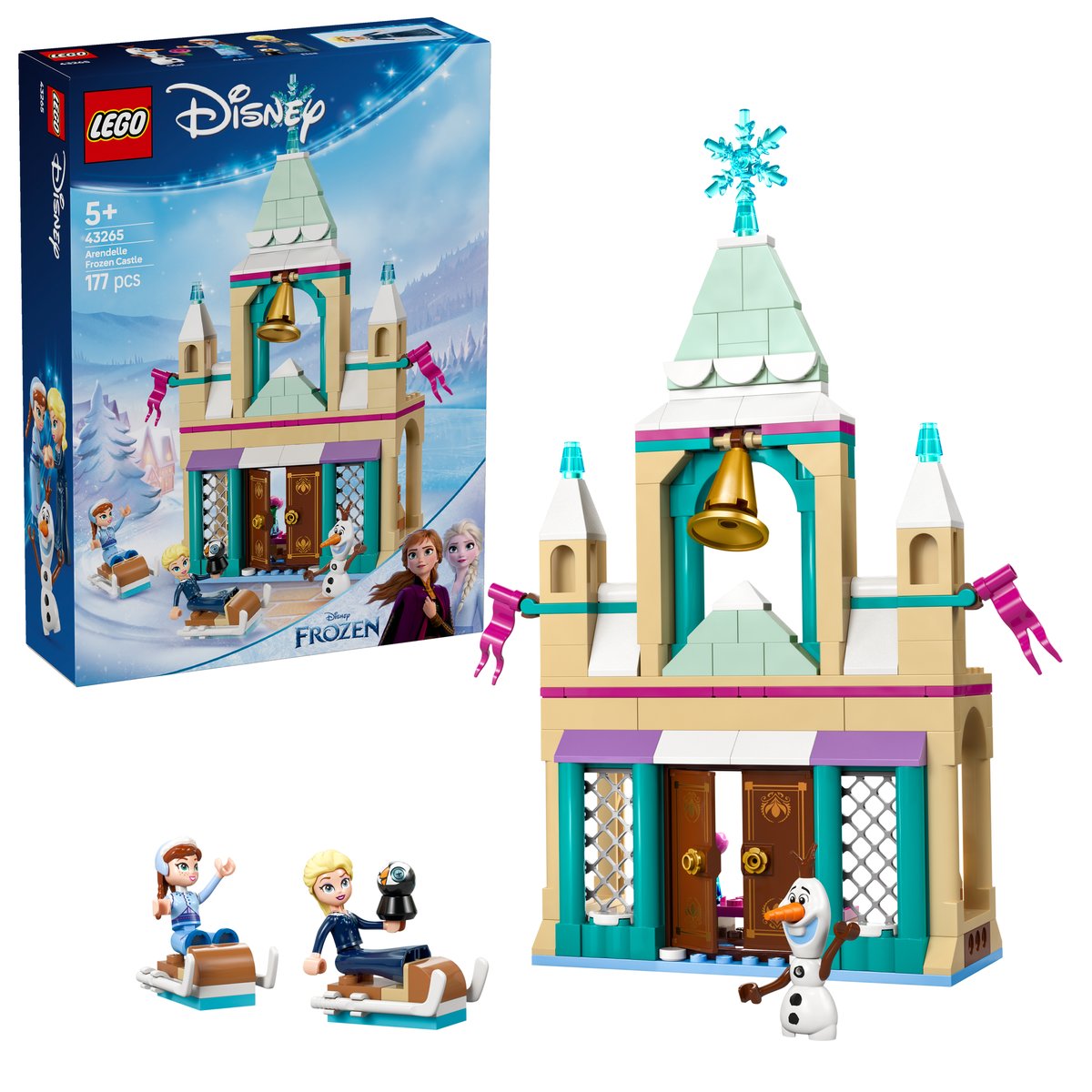 LEGO 43265 LEGO® Disney Princess 43265 - Das Arendelle Schloss – Box & Produkt