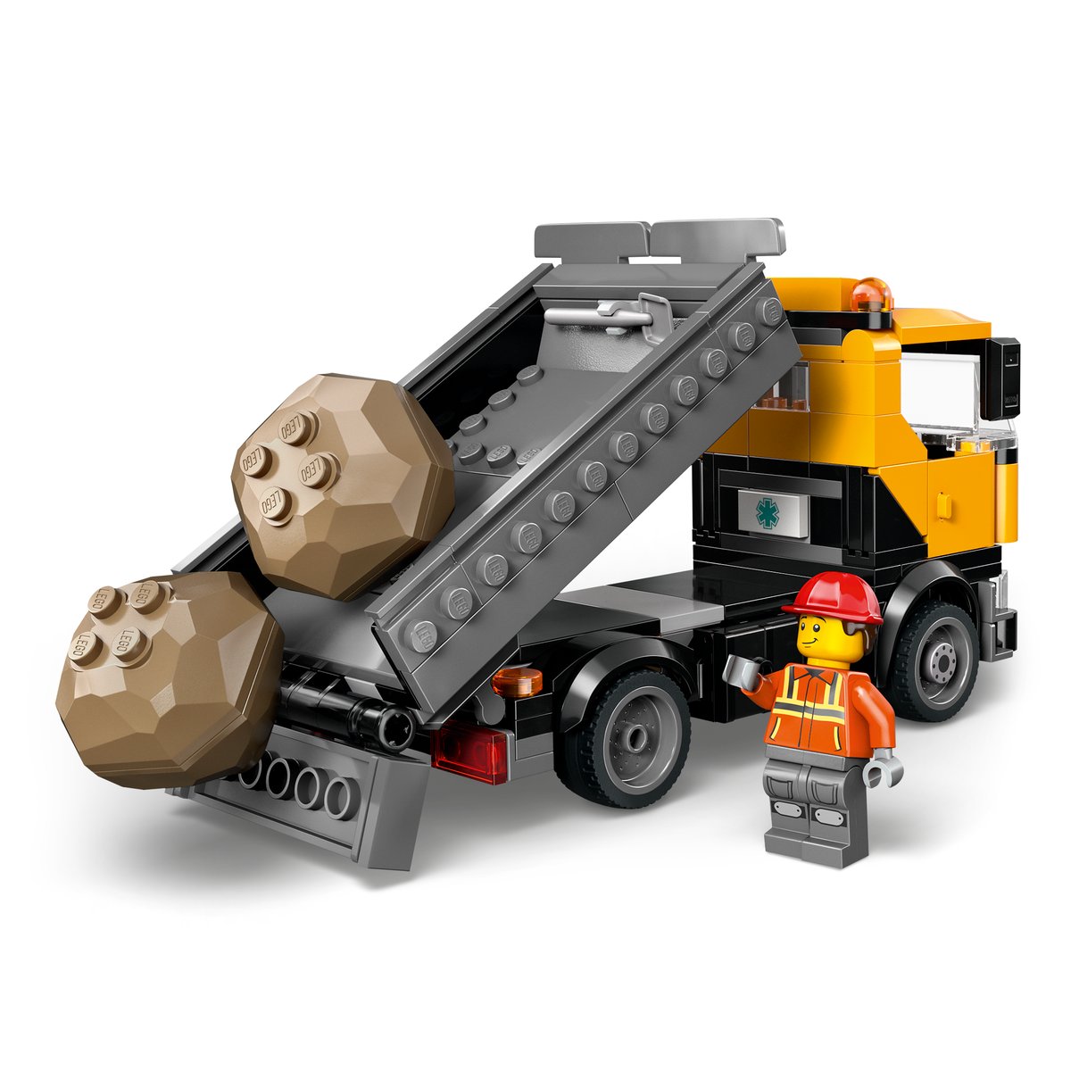 LEGO 60467 LEGO® City 60467 - Schwerlast-Abschleppwagen mit Kran – Detailansicht 4