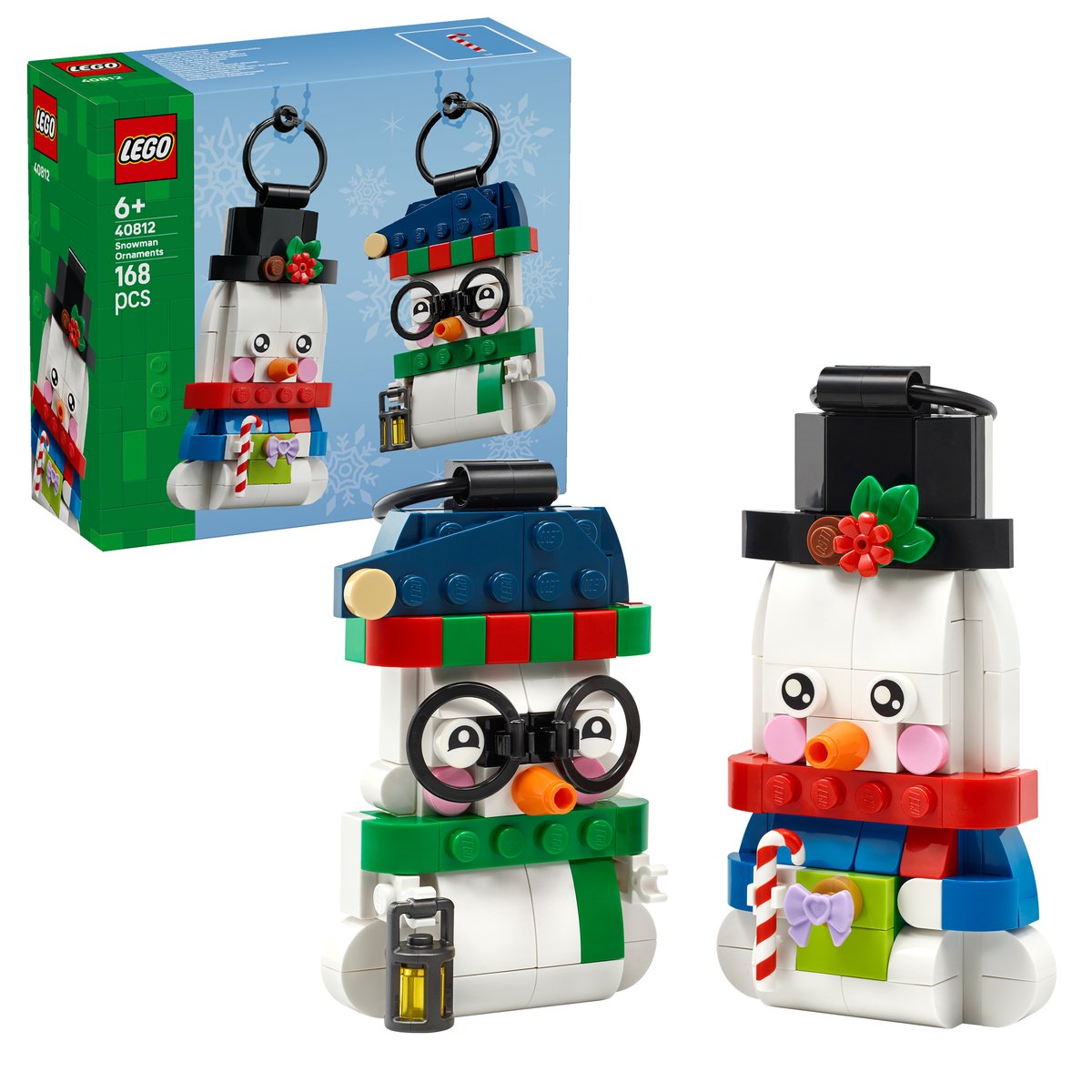 LEGO 40812 LEGO® LEGO Iconic 40812 - Deko-Schneemänner – Box & Produkt