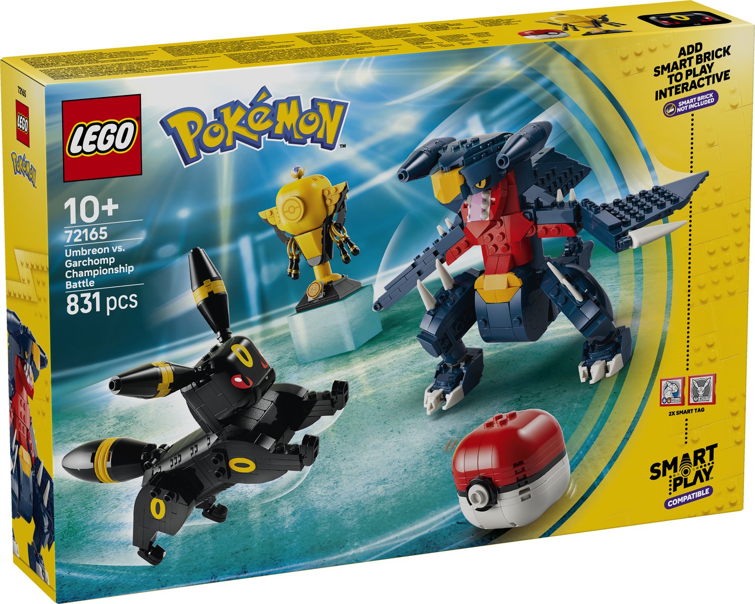 LEGO 72165 LEGO® Pokémon™ 72165 - SMART Play™: Nachtaras und Knakracks Duell um die Meisterschaft – Verpackung vorne