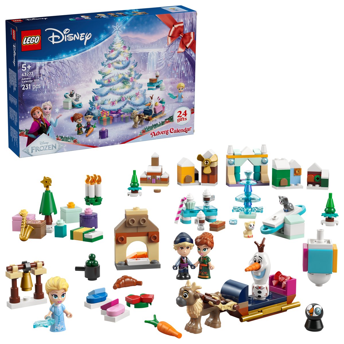 LEGO 43273 LEGO® Disney Princess 43273 - Adventskalender 2025 – Box & Produkt