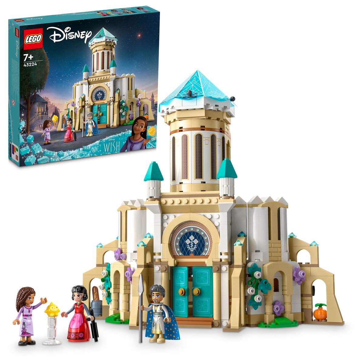LEGO 43224 LEGO® Disney 43224 - König Magnificos Schloss – Box & Produkt