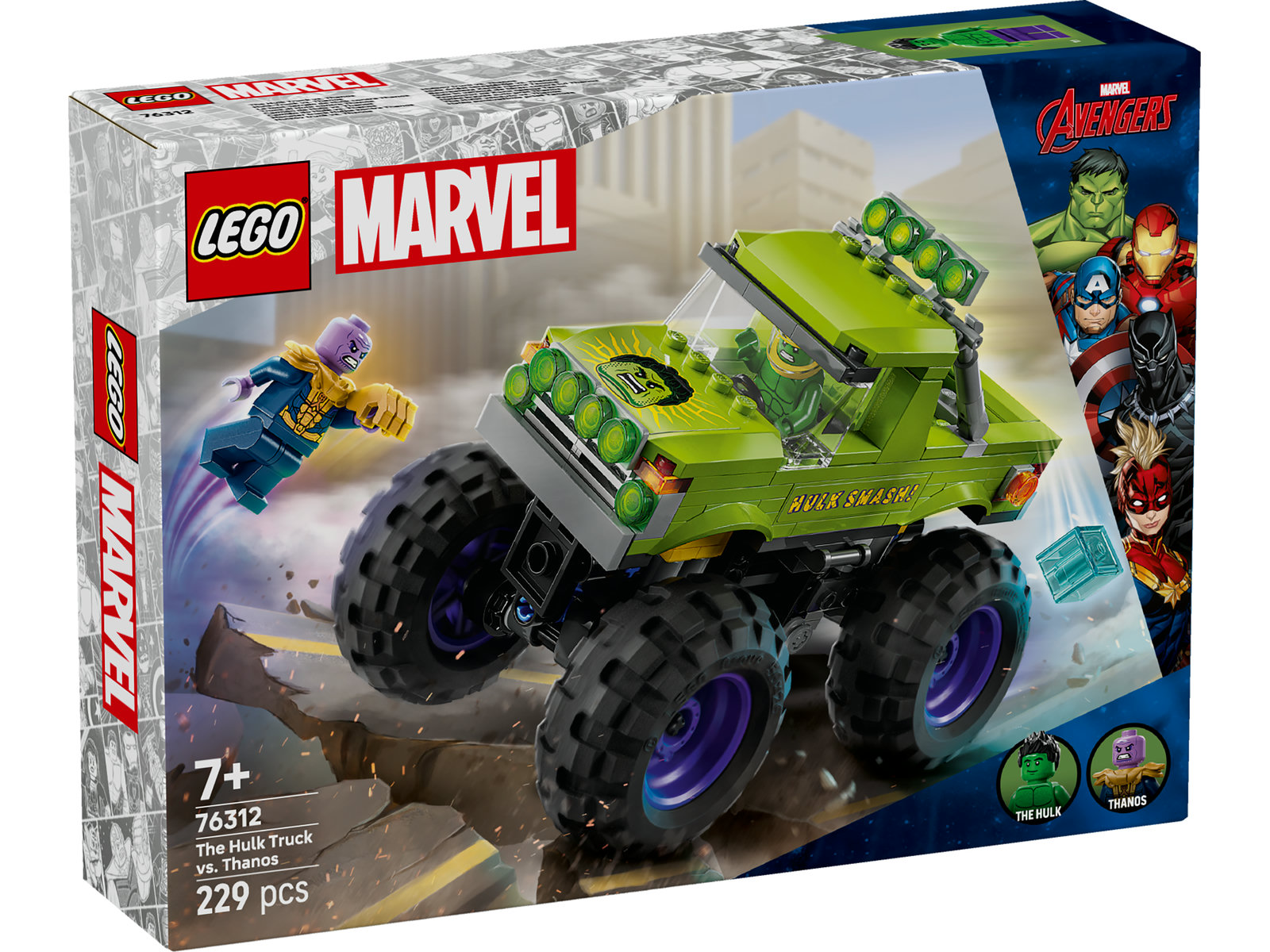 LEGO® Super Heroes 76312 - Hulk-Truck vs. Thanos LEGO® Super Heroes 76312 - Hulk-Truck vs. Thanos