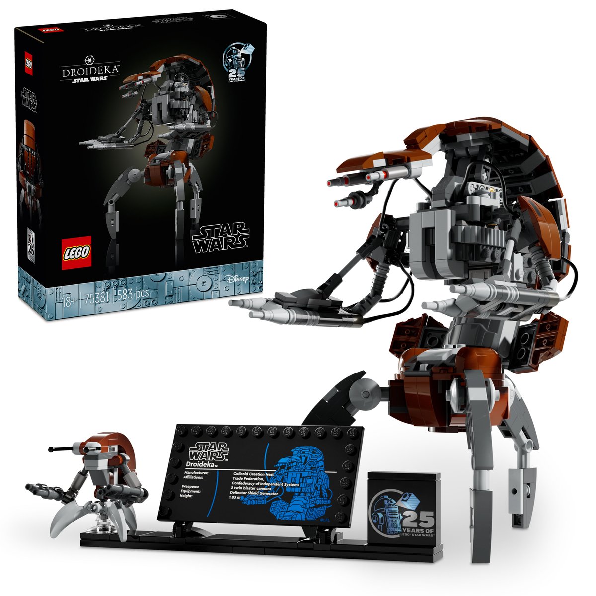 LEGO 75381 LEGO® Star Wars™ 75381 - Droideka™ – Box & Produkt