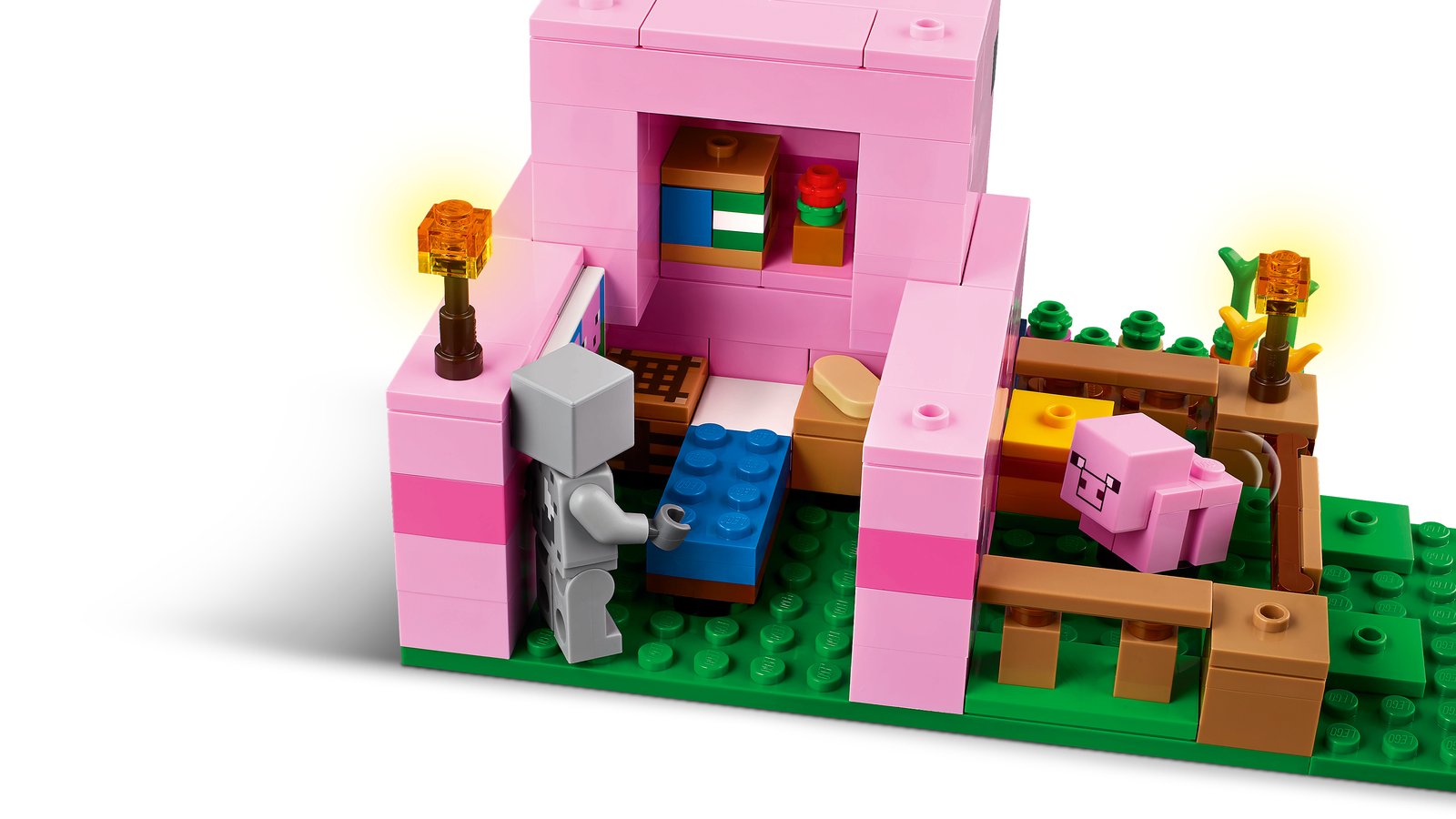 LEGO 21268 LEGO® Minecraft 21268 - Das Babyschwein-Haus – Detailansicht 3