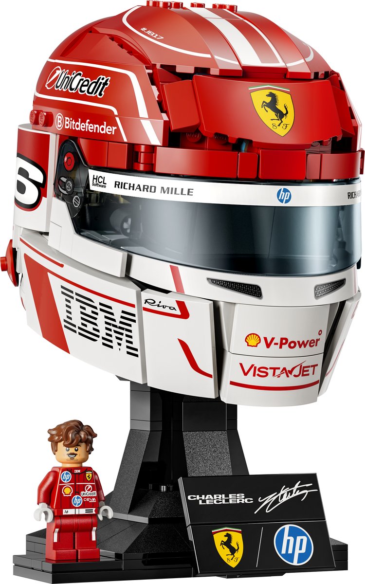 LEGO 43014 LEGO® Editions 43014 - Scuderia Ferrari HP Charles Leclerc Helm – Produktfoto