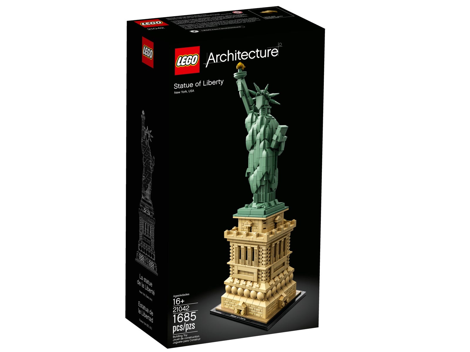 LEGO® Architecture 21042 - Freiheitsstatue LEGO® Architecture 21042 - Freiheitsstatue - Box Front