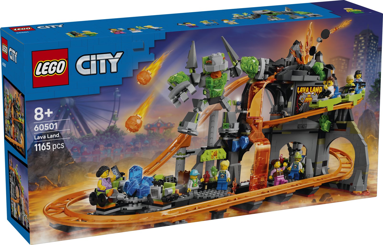 LEGO 60501 LEGO® City 60501 - Lava Land-Achterbahnpark – Verpackung vorne