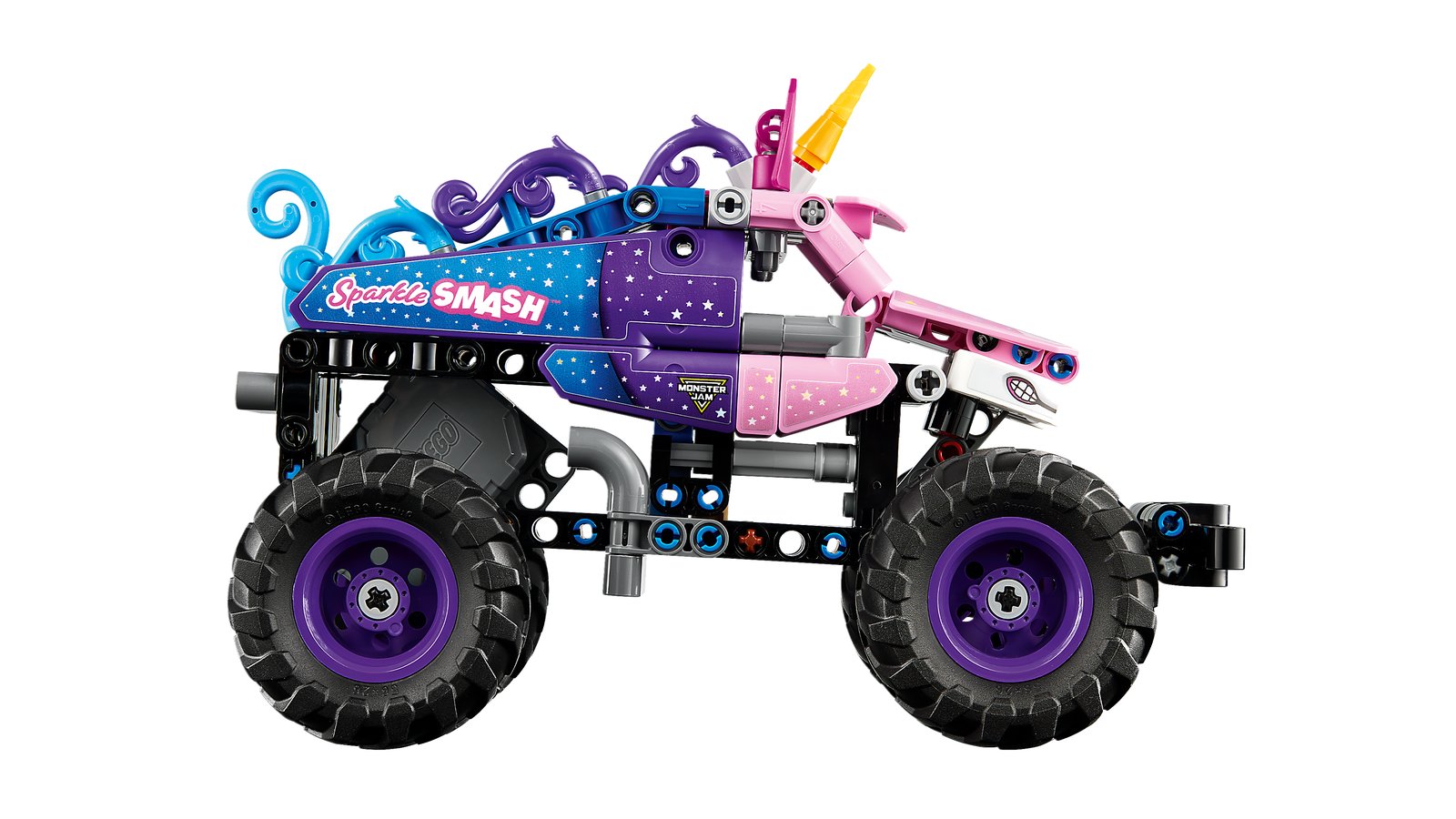 LEGO 42220 LEGO® Technic 42220 - Monster Jam™ Sparkle Smash™ mit Rückziehmotor – Detailansicht 2