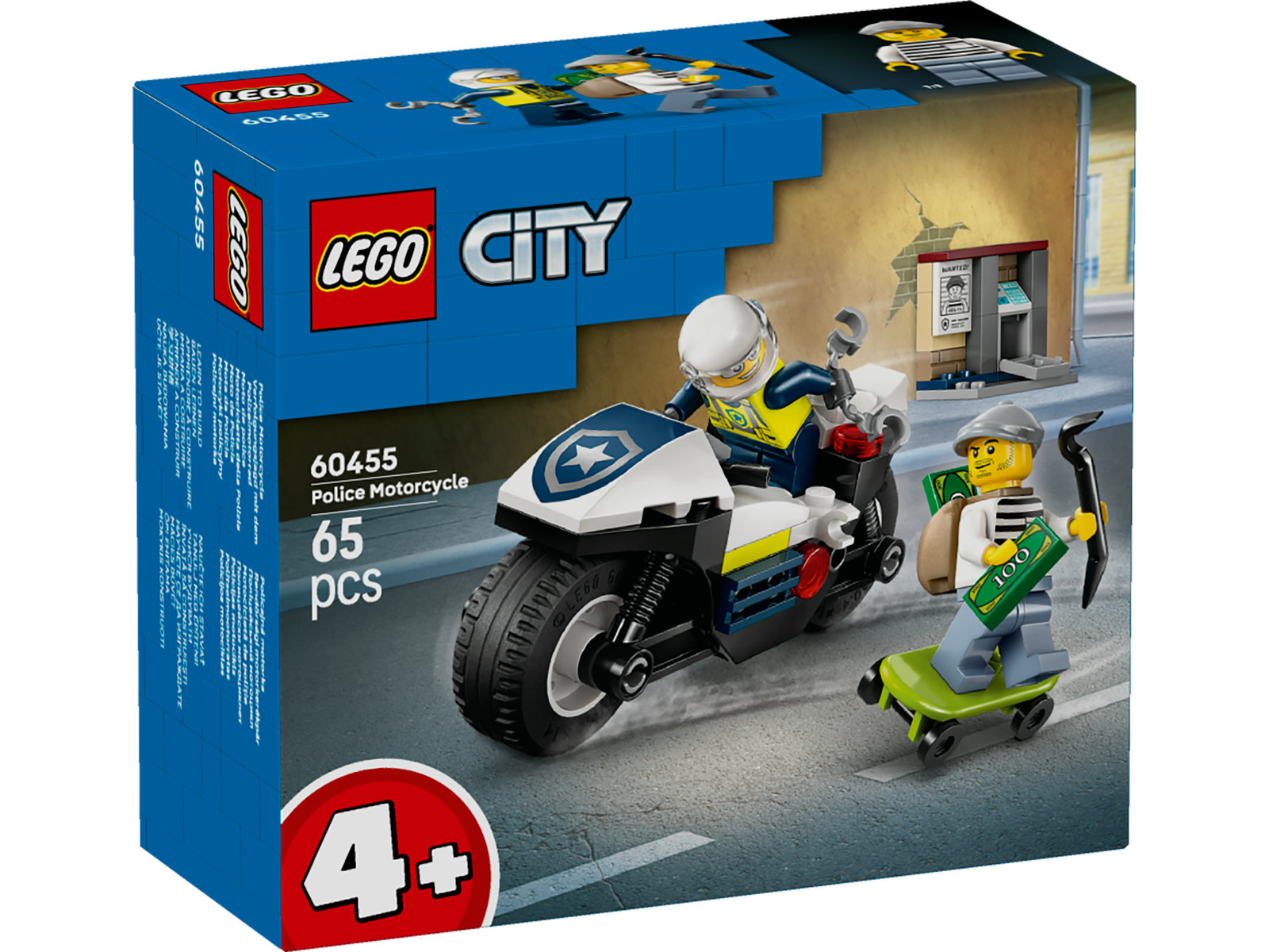 LEGO® City 60455 - Verfolgungsjagd mit dem Polizeimotorrad