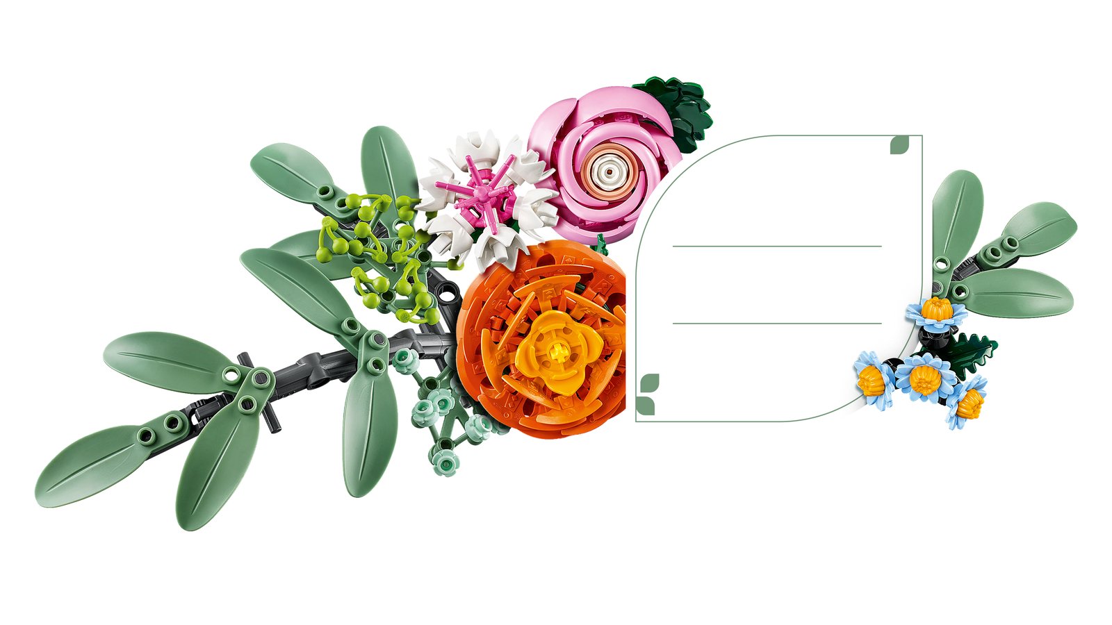 LEGO 10342 LEGO® Botanicals 10342 - Schöner Rosafarbener Blumenstrauß – Detailansicht 2