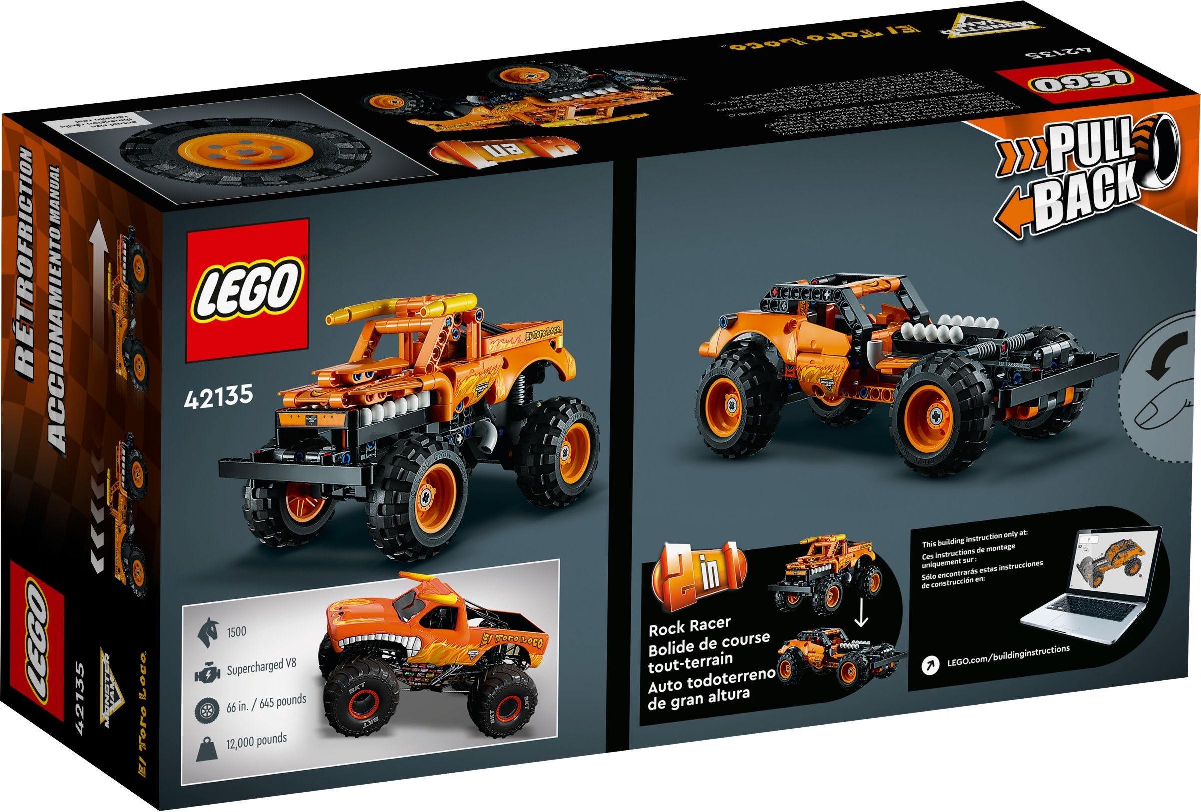 LEGO® Technic 42135 - Monster Jam™ El Toro Loco™