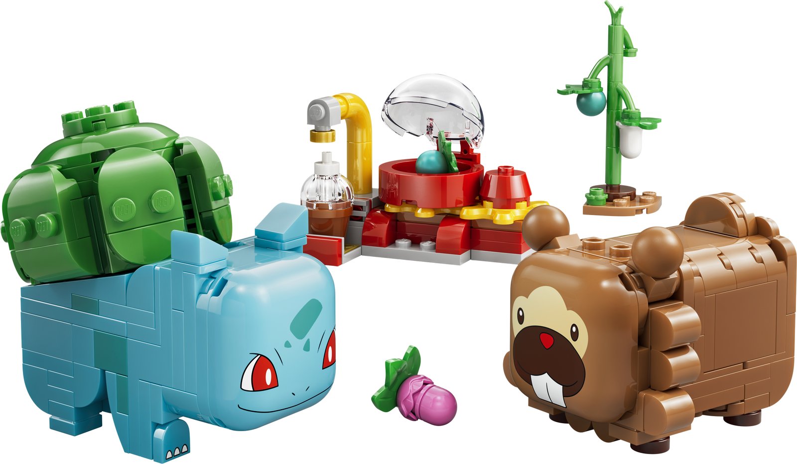 LEGO 72155 LEGO® Pokémon™ 72155 - SMART Play™: Beerenfete mit Bisasam und Bidiza – Produktfoto