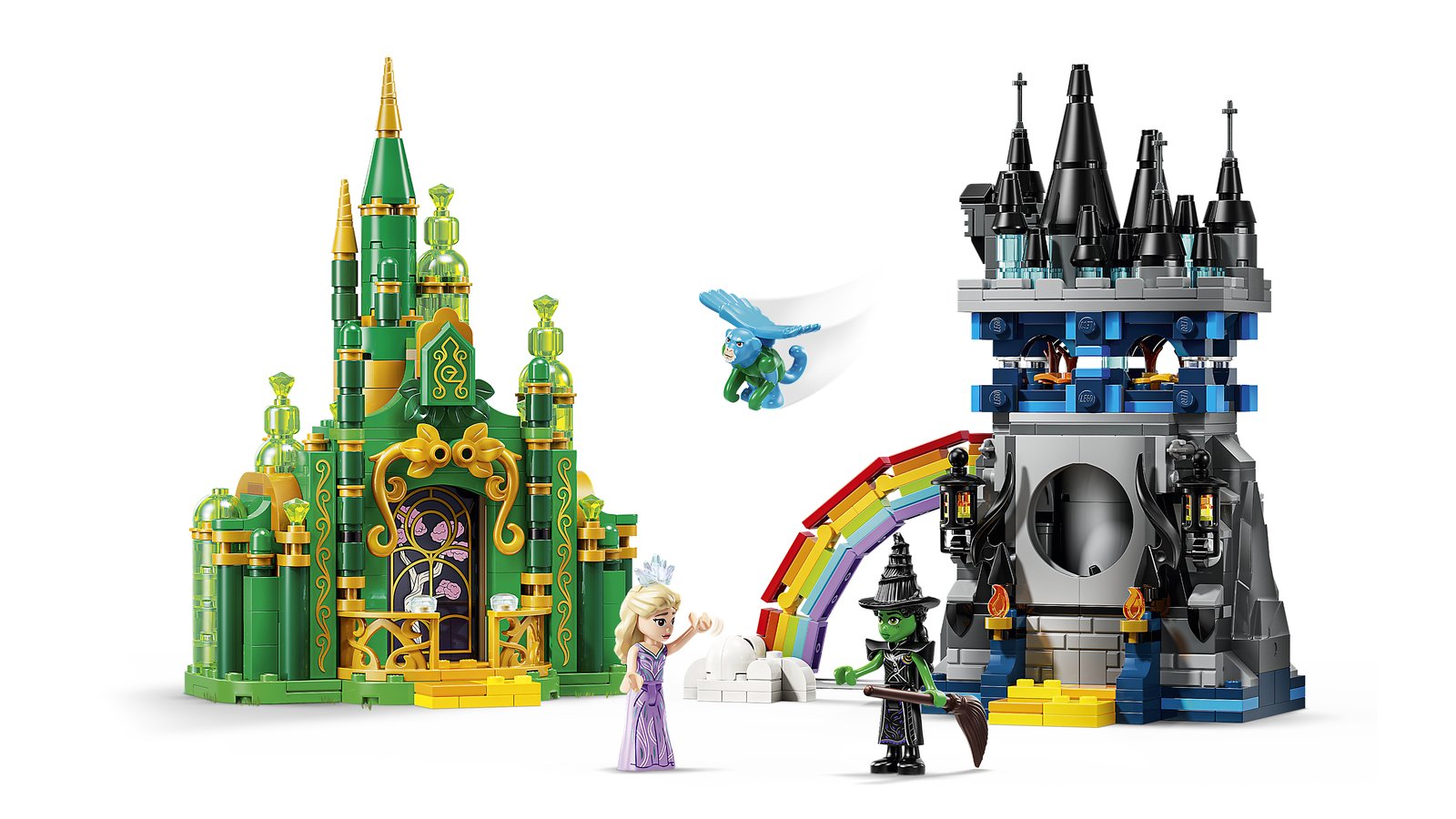 LEGO 75689 LEGO® Wicked 75689 - Emerald City & Kiamo Ko Castle – Primaeres Produktbild