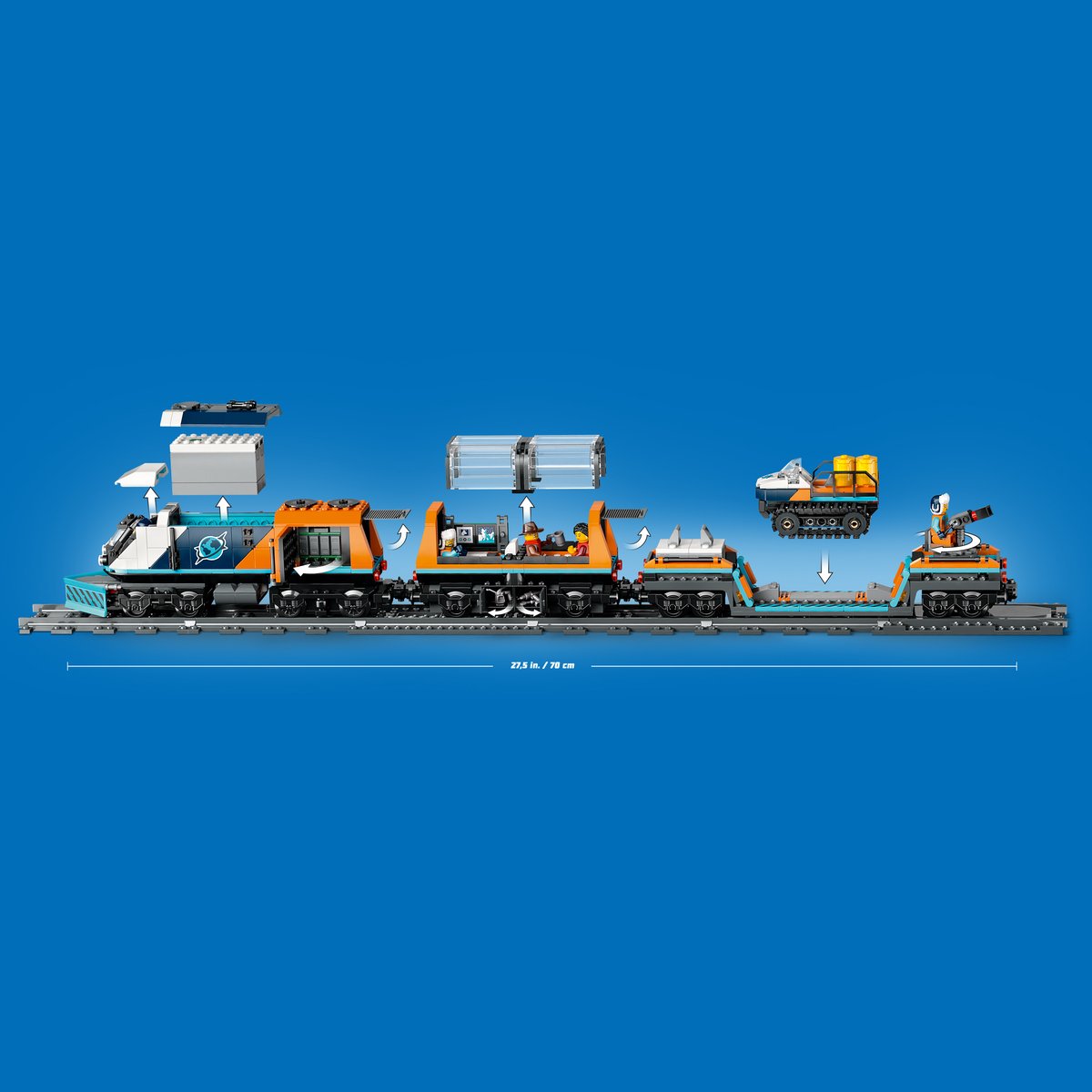 LEGO 60470 LEGO® City 60470 - Arktis-Polarexpress – Detailansicht 5