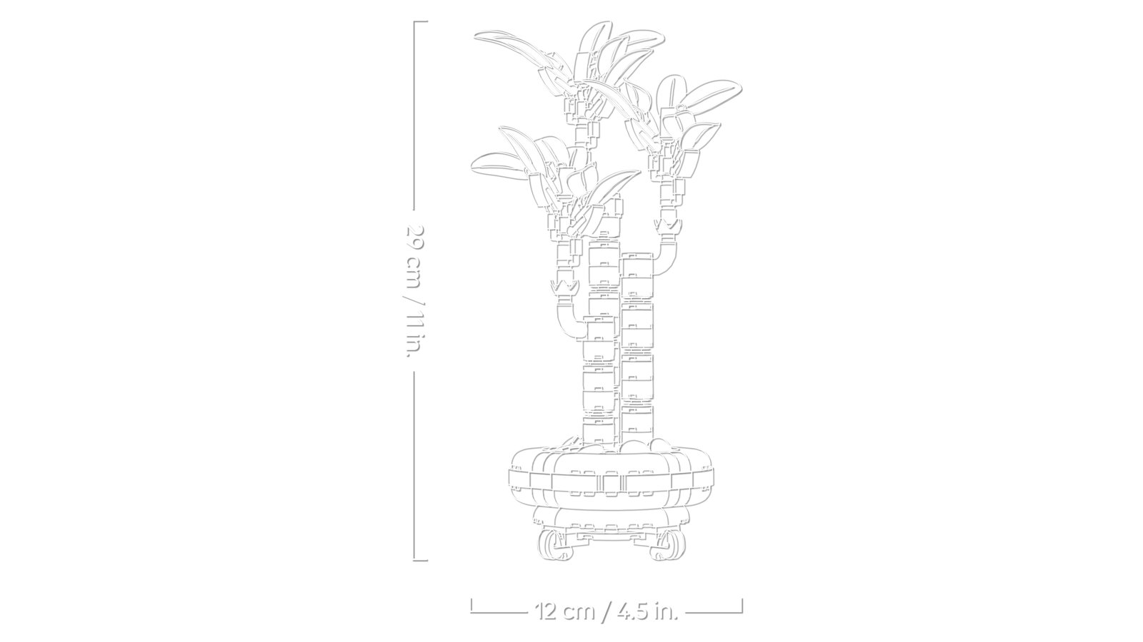 LEGO 10344 LEGO® Botanicals 10344 - Glücks-Bambus – Detailansicht 2