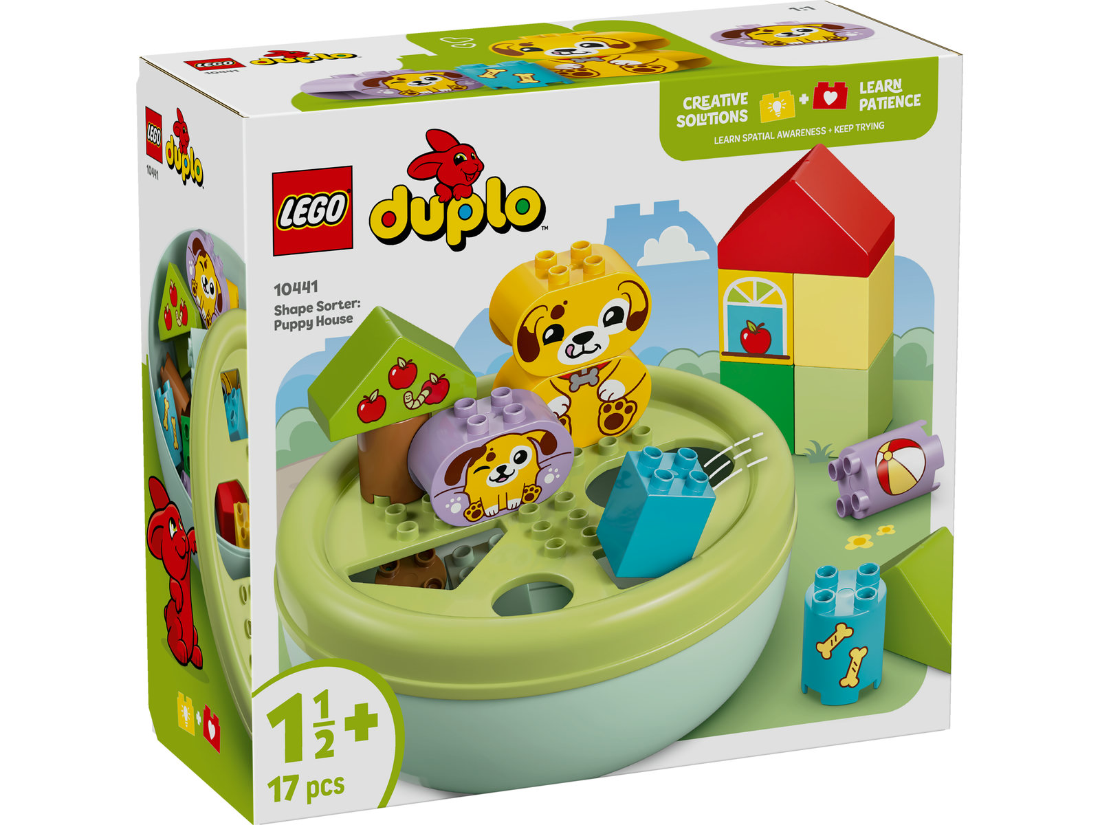 LEGO® DUPLO My First 10441 - Formsortierer: Welpenhaus
