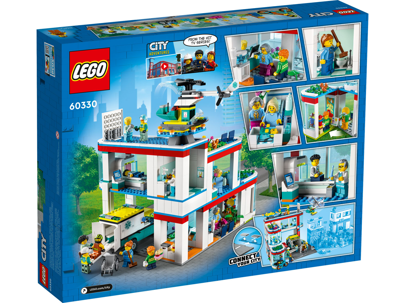 LEGO® City 60330 - Krankenhaus - Box Back