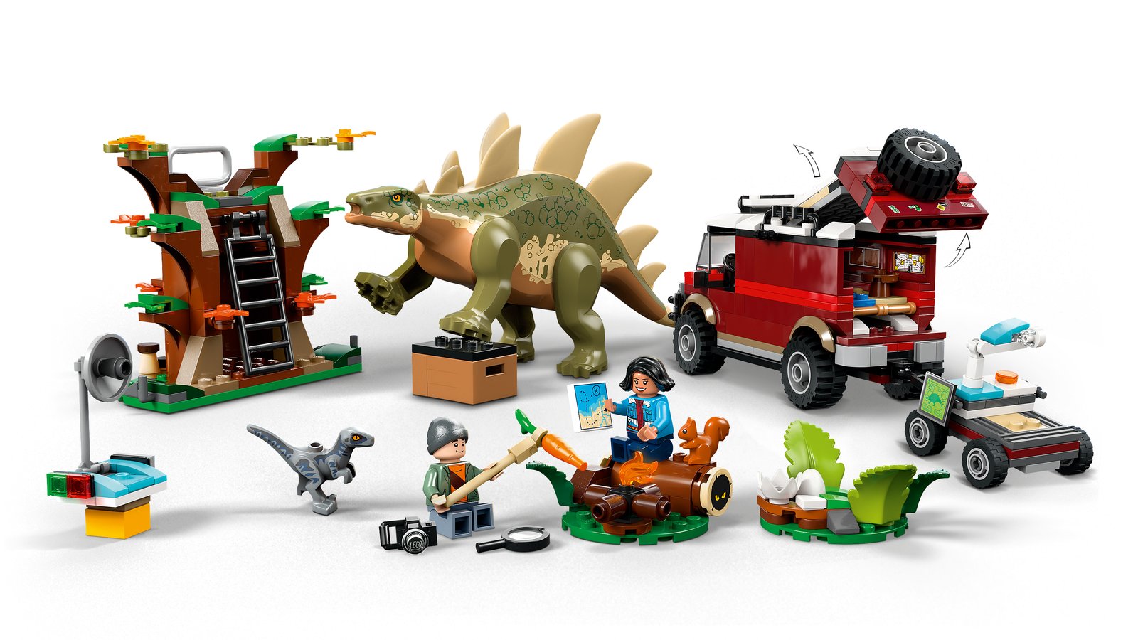 LEGO 76965 LEGO® Jurassic World 76965 - Dinosaurier-Missionen: Entdeckung des Stegosaurus – Detailansicht 3