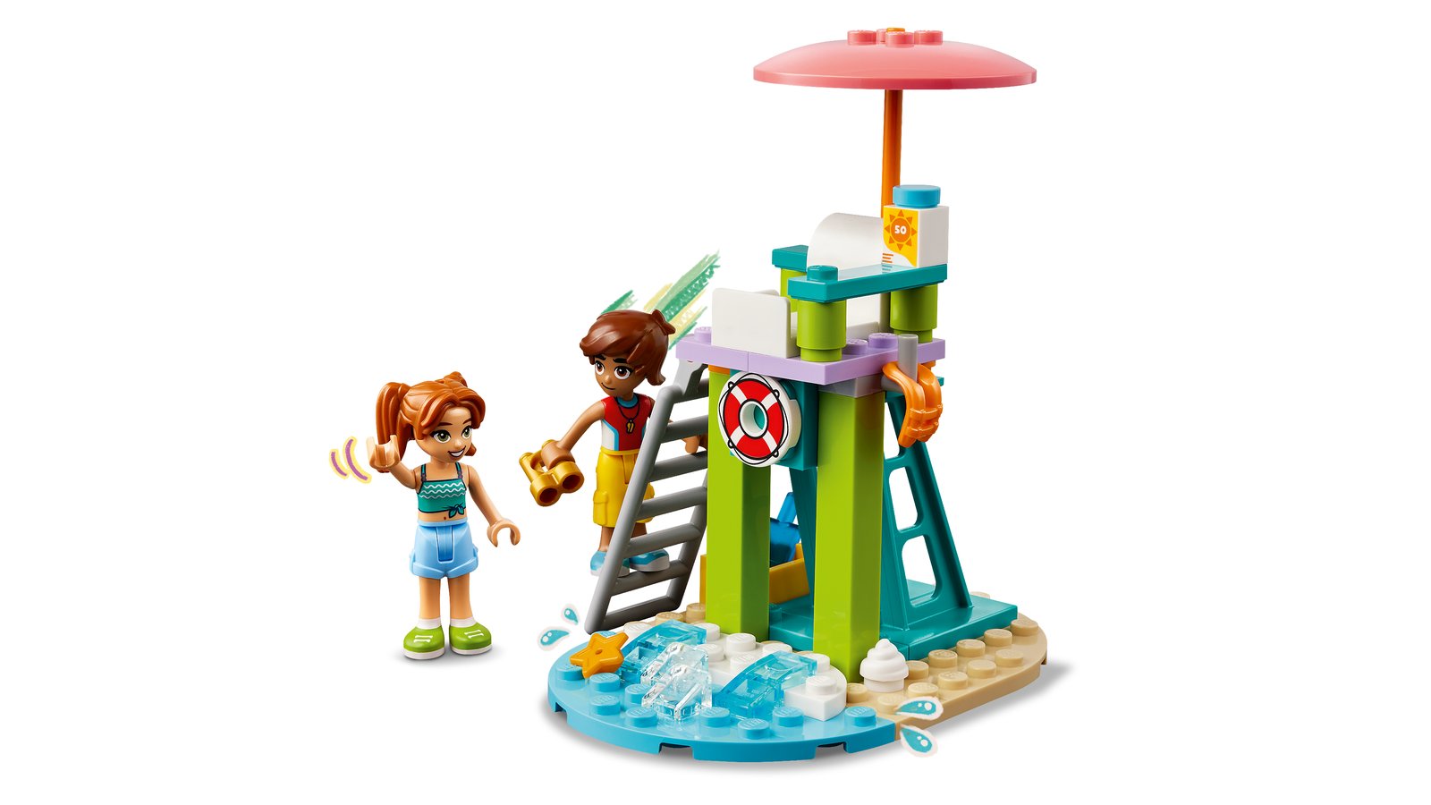 LEGO 42623 LEGO® Friends 42623 - Rettungsschwimmer Aussichtsturm mit Jetskis – Detailansicht 3