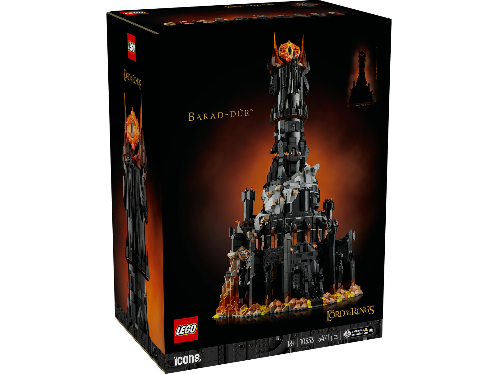 LEGO® Icons 10333 - Der Herr der Ringe: Barad-dûr™ LEGO® Icons 10333 - Der Herr der Ringe: Barad-dûr™