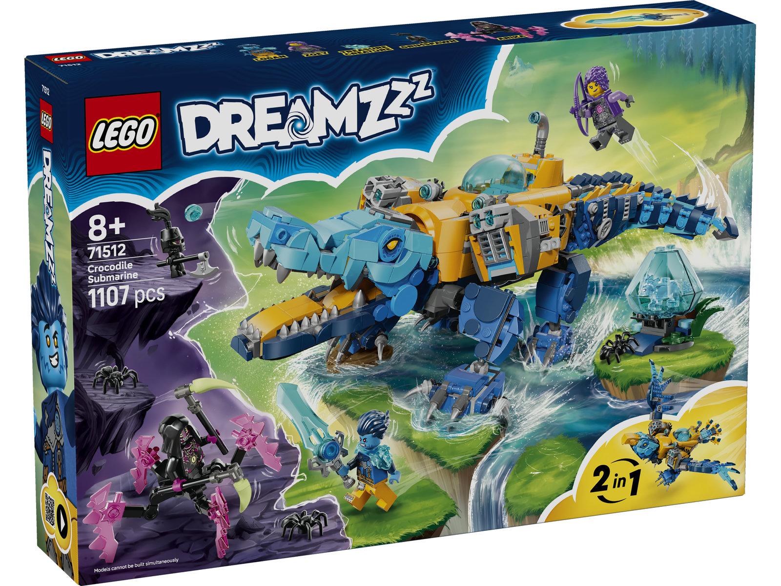 LEGO® DREAMZzz 71512 - Krokodil-U-Boot
