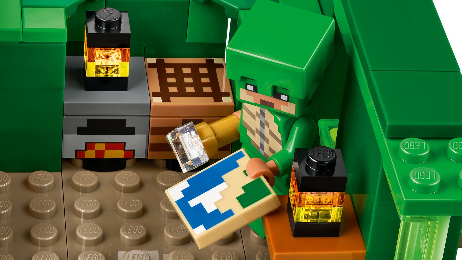 LEGO 21254 LEGO® Minecraft 21254 - Das Schildkrötenstrandhaus – Detailansicht 6