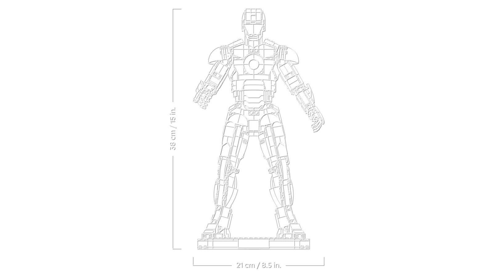 LEGO 76344 LEGO® Super Heroes Marvel 76344 - Iron Man Mark 3 Sammleredition – Detailansicht 4