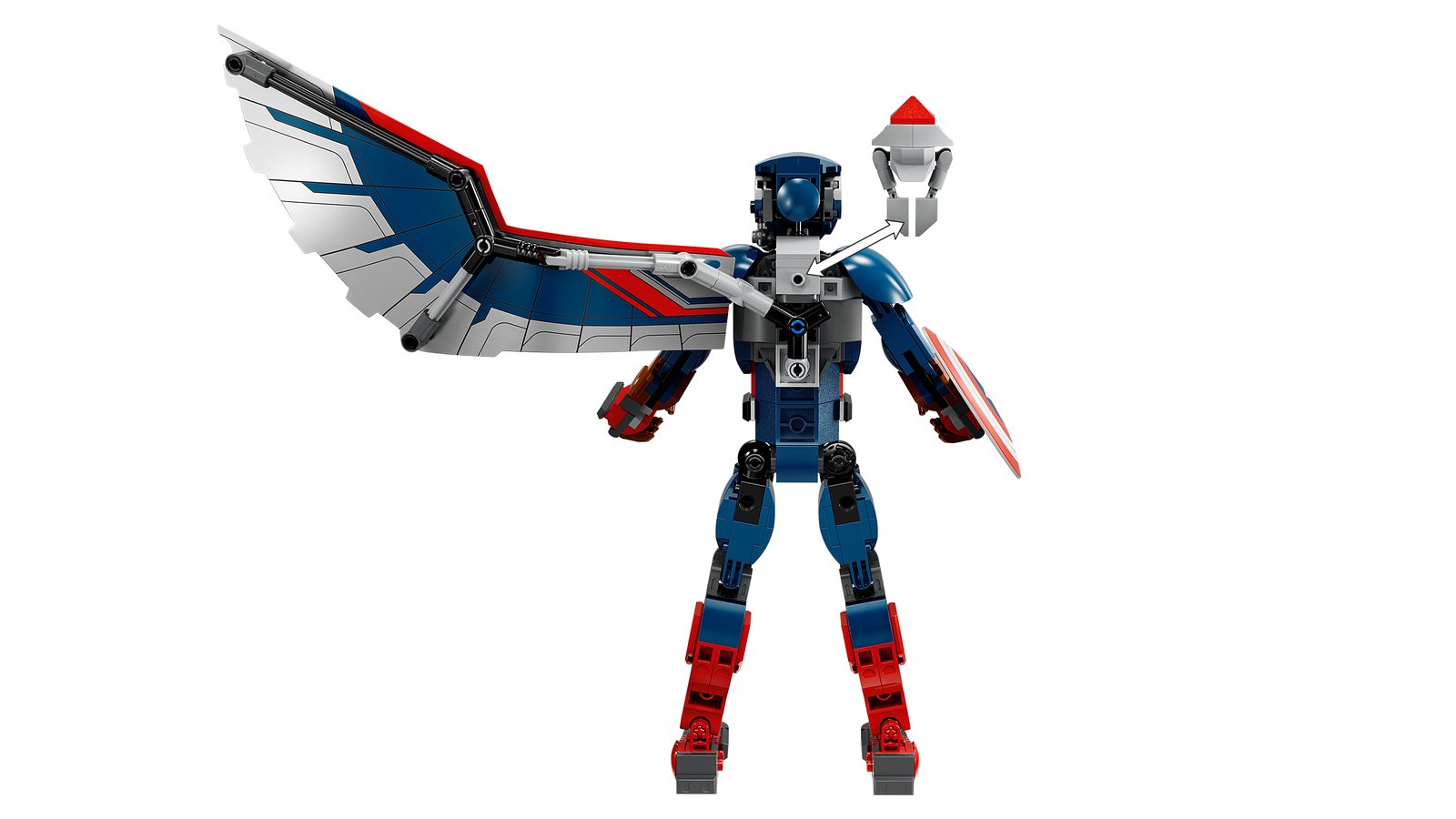 LEGO 76296 LEGO® Marvel 76296 - New Captain America Baufigur – Detailansicht 2
