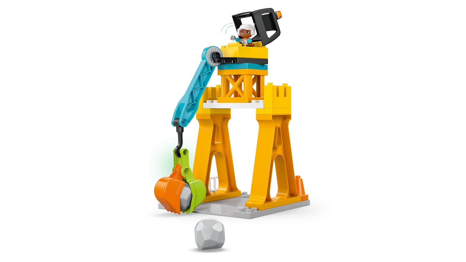 LEGO 10476 LEGO® DUPLO Town 10476 - Baustelle mit Baufahrzeugen – 3-in-1-Set – Detailansicht 1