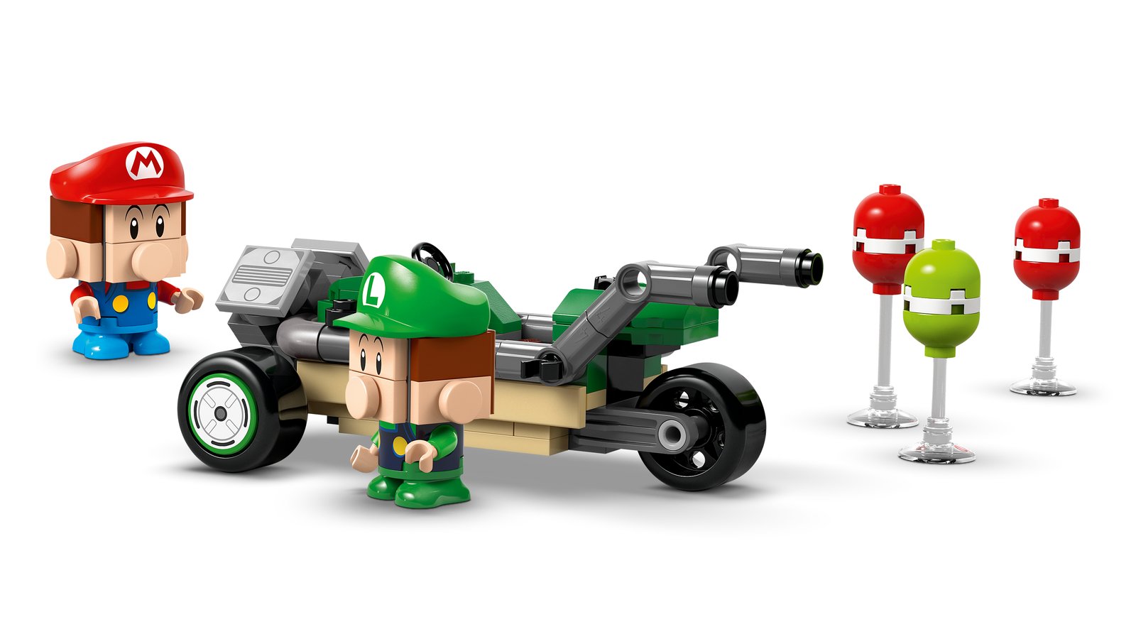 LEGO 72034 LEGO® Super Mario 72034 - Mario Kart™ – Baby Mario vs. Baby Luigi – Detailansicht 5