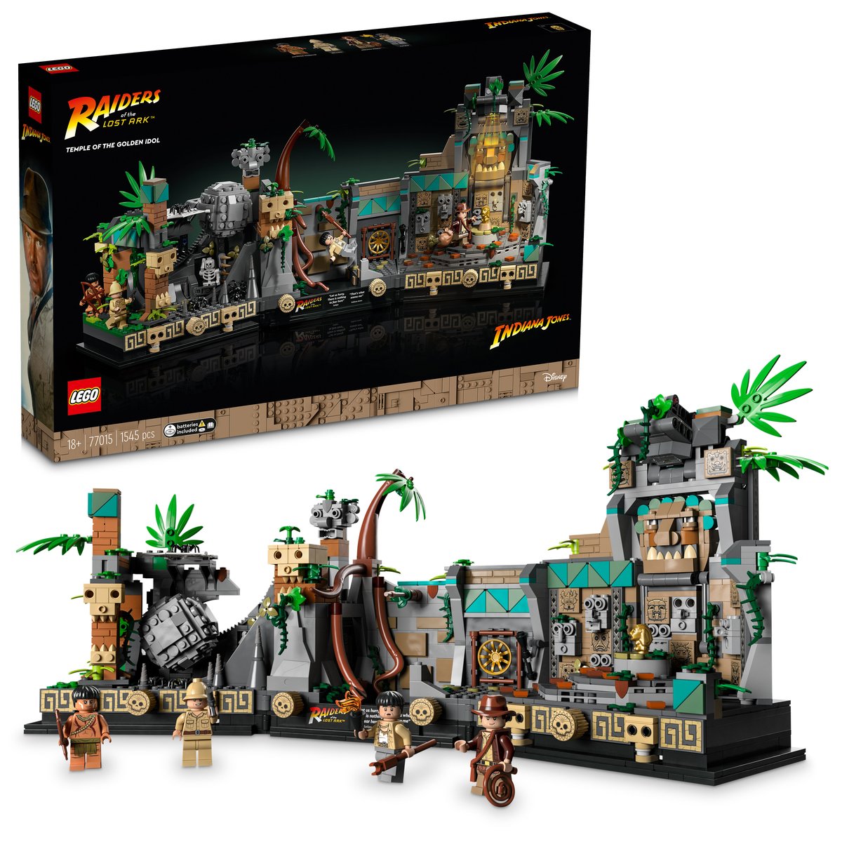 LEGO 77015 LEGO® Indiana Jones™ 77015 - Tempel des goldenen Götzen – Box & Produkt