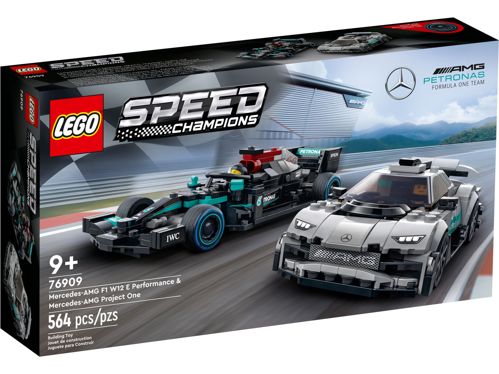 LEGO® Speed Champions 76909 - Mercedes-AMG F1 W12 E Performance & Mercedes-AMG Project One LEGO® Speed Champions 76909 - Mercedes-AMG F1 W12 E Performance & Mercedes-AMG Project One