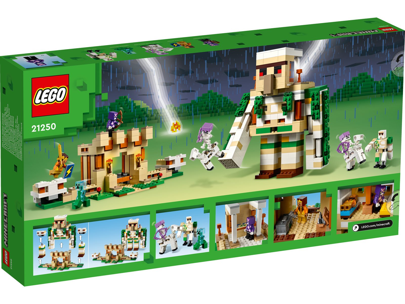 LEGO® Minecraft 21250 - Die Eisengolem-Festung
