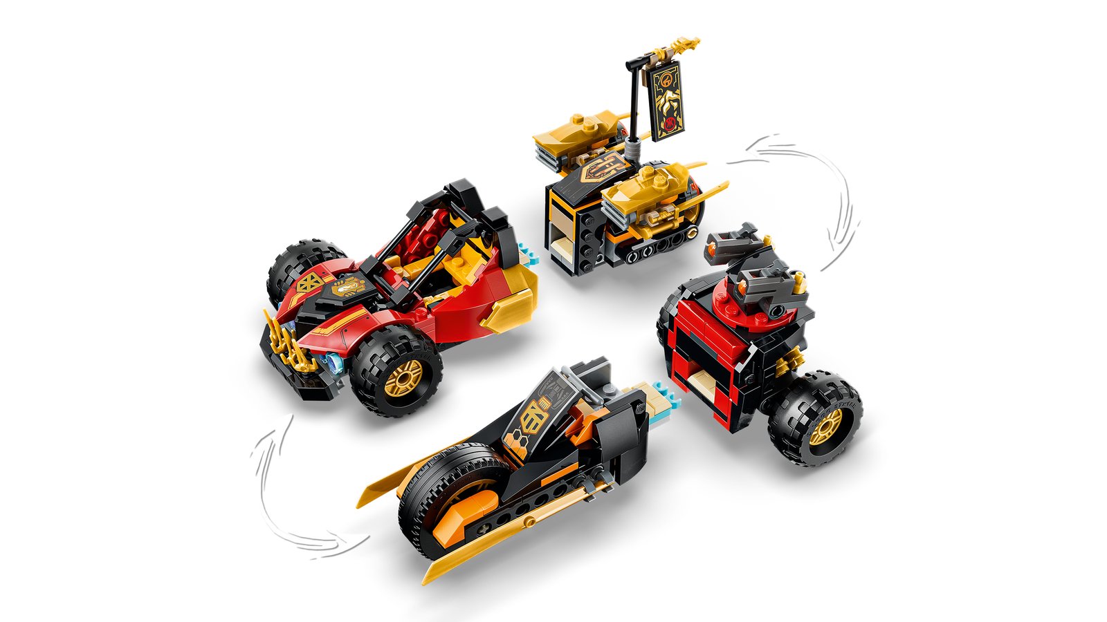 LEGO 71864 LEGO® NINJAGO® 71864 - Kais und Coles Kombi-Flitzer – Detailansicht 3