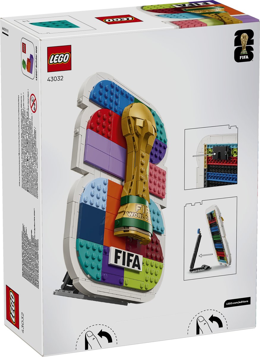 LEGO 43032 LEGO® Editions 43032 - Offizielles Emblem des FIFA World Cup 2026™ – Verpackung hinten
