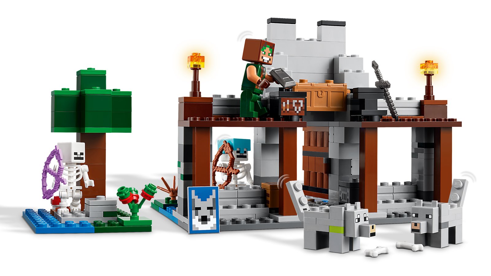 LEGO 21261 LEGO® Minecraft 21261 - Die Wolfsfestung – Detailansicht 2