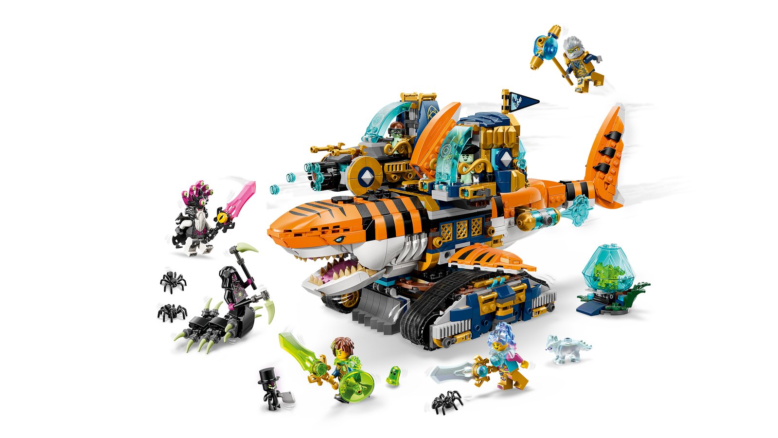 LEGO 71515 LEGO® DREAMZzz 71515 - Tigerhai-Fahrzeug – Primaeres Produktbild