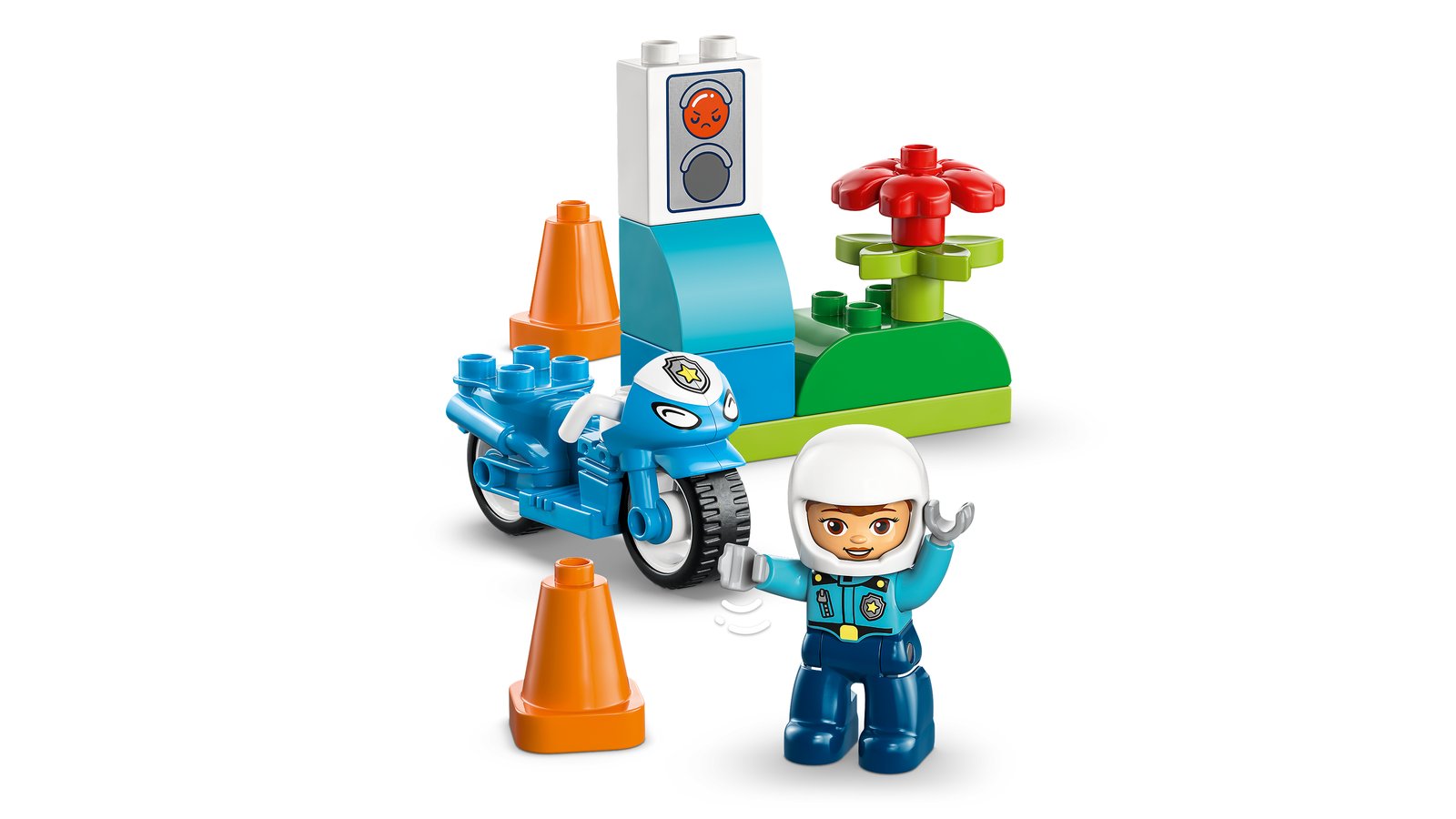 LEGO 10471 LEGO® DUPLO Town 10471 - Blaues Polizeimotorrad – Detailansicht 3