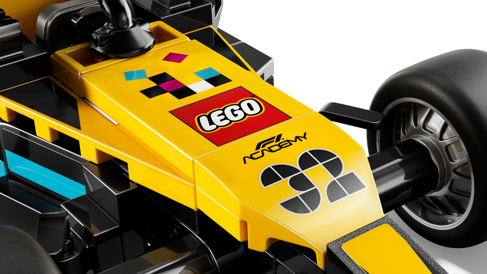 LEGO 77258 LEGO® Speed Champions 77258 - F1 ACADEMY™ LEGO® Rennwagen – Detailansicht 2