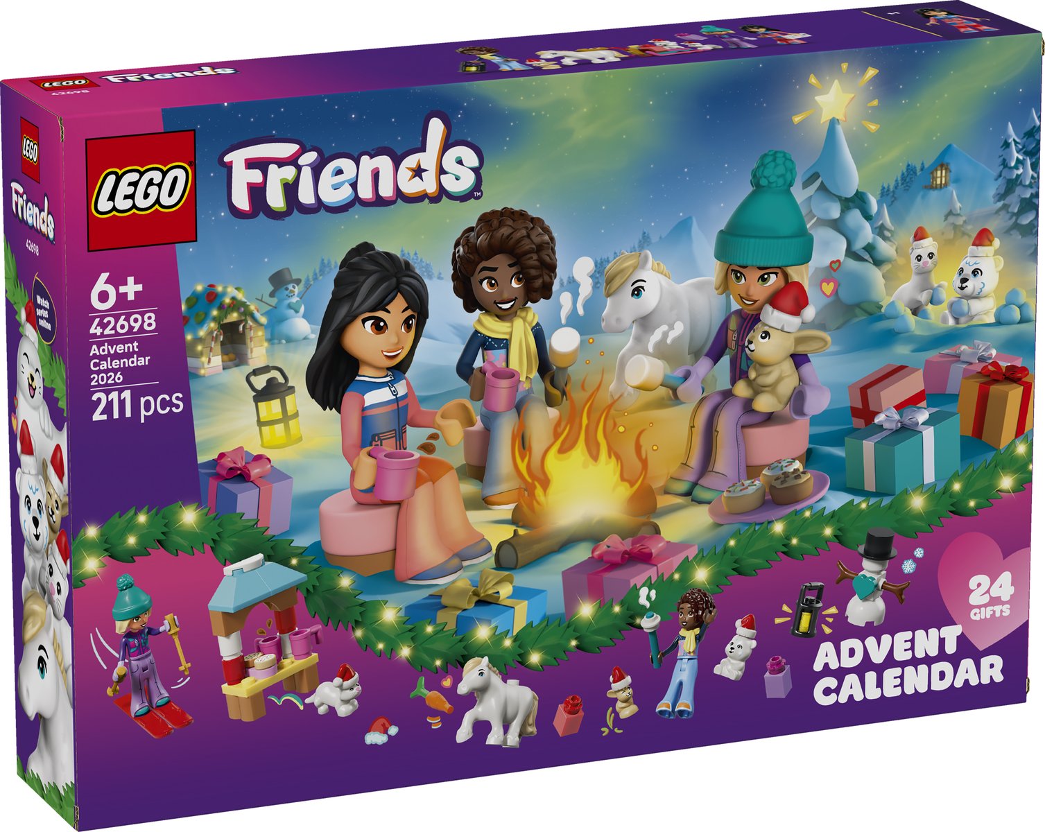 LEGO 42698 LEGO® Friends 42698 - Adventskalender 2026 – Verpackung vorne