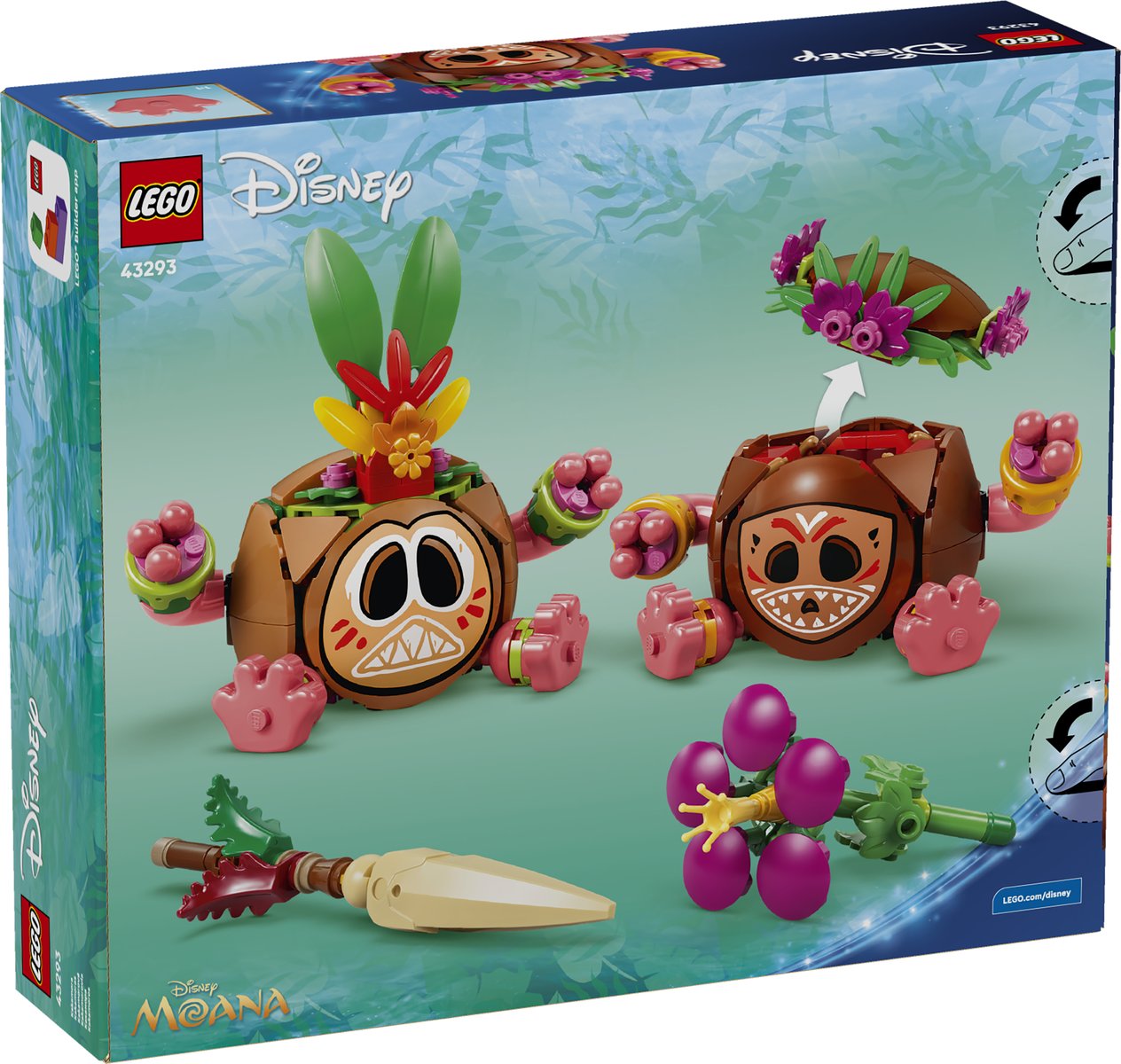 LEGO 43293 LEGO® ǀ Disney Vaiana 43293 - Kakamora – Verpackung hinten