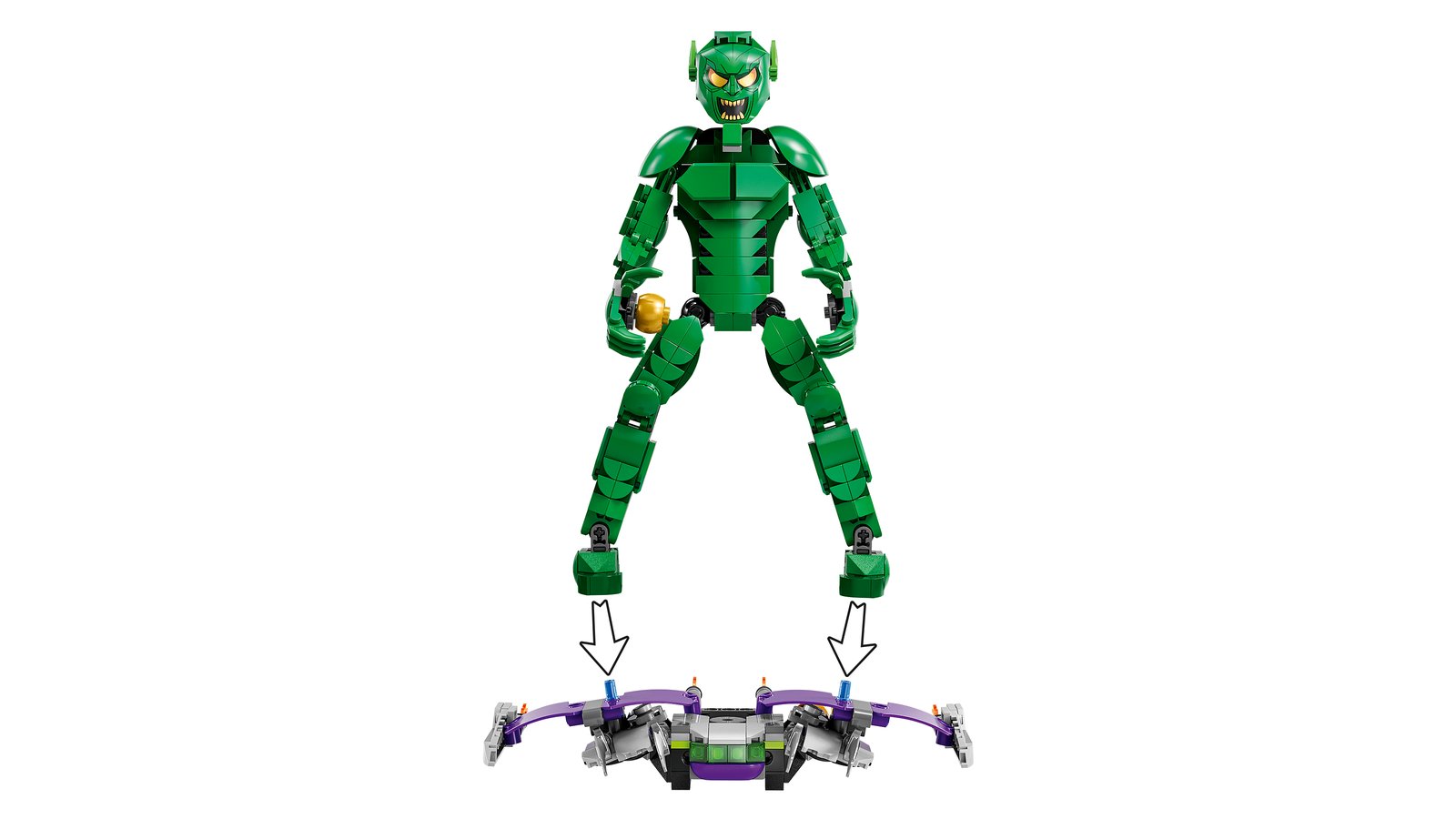 LEGO 76284 LEGO® Marvel 76284 - Green Goblin Baufigur – Detailansicht 3