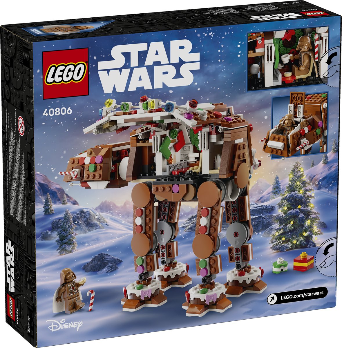 LEGO 40806 LEGO® Star Wars TM 40806 - Lebkuchen AT-AT™ – Verpackung hinten