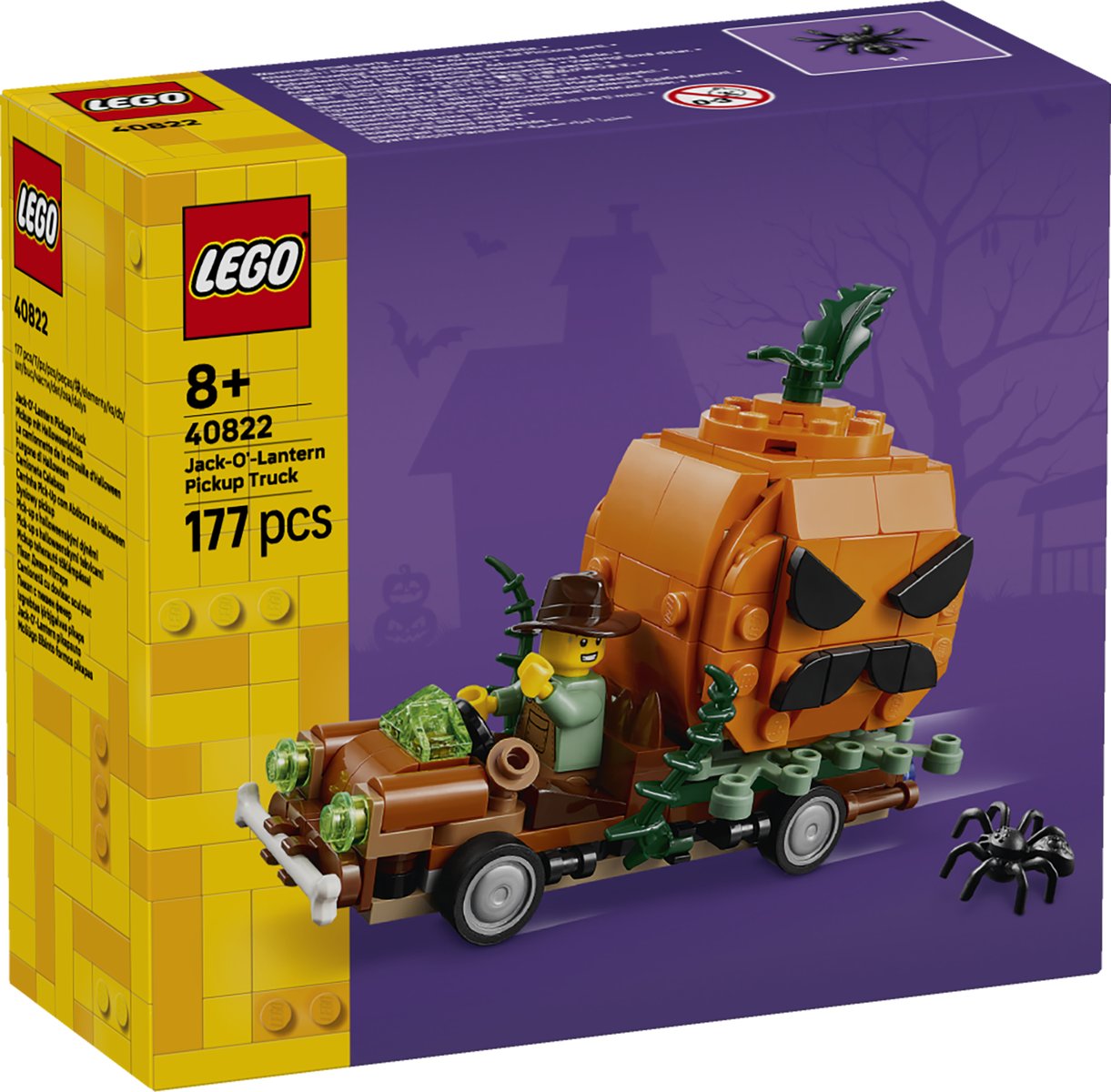 LEGO 40822 LEGO® LEGO Iconic 40822 - Pickup mit Halloweenkürbis – Verpackung vorne