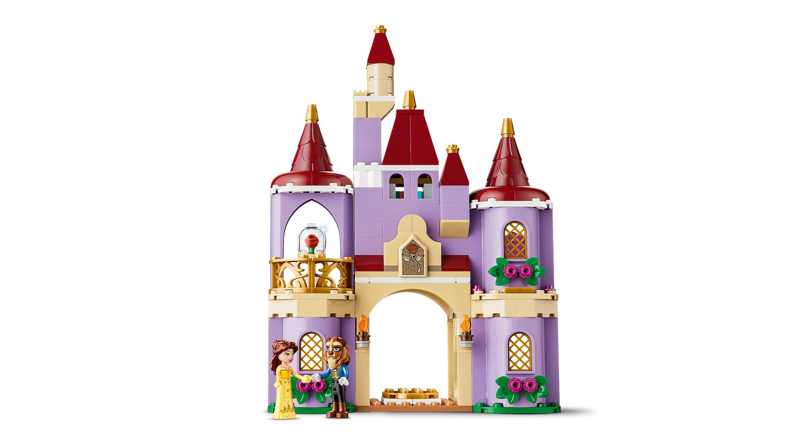 LEGO 43289 LEGO® ǀ Disney Princess 43289 - Das verzauberte Schloss von Belle und dem Biest – Detailansicht 2