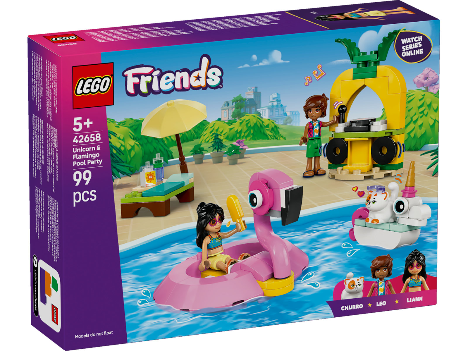LEGO® Friends 42658 - Poolparty mit Einhorn und Flamingo LEGO® Friends 42658 - Poolparty mit Einhorn und Flamingo