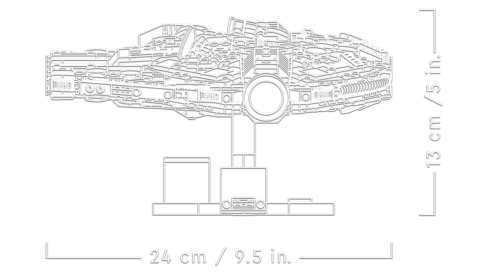 LEGO 75375 LEGO® Star Wars™ 75375 - Millennium Falcon™ – Detailansicht 2