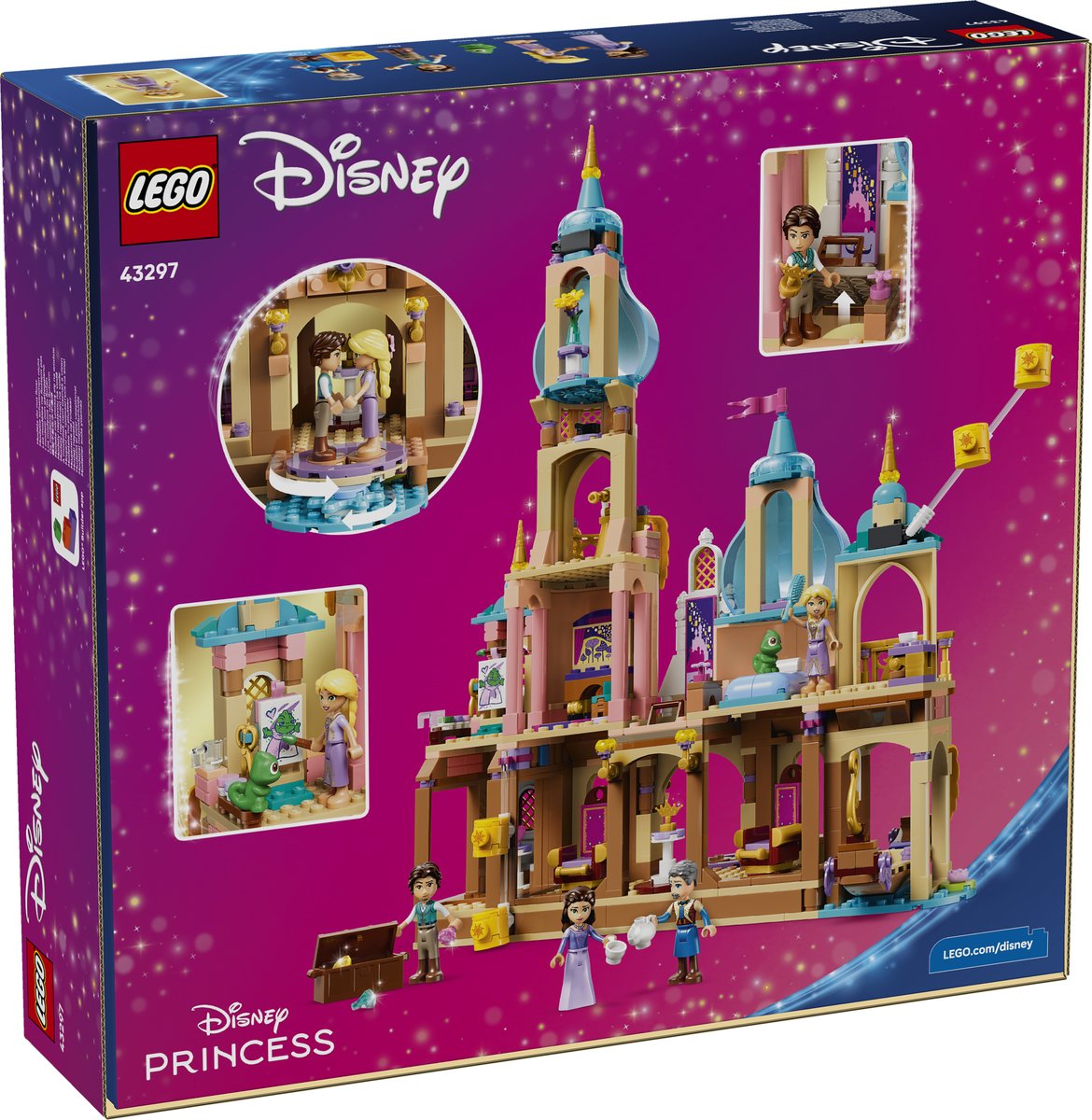 LEGO 43297 LEGO® ǀ Disney Princess 43297 - Rapunzels Schloss – Verpackung hinten